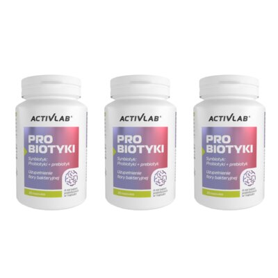 Suplement diety ACTIVLAB Probiotyk (3 x 30 kapsułek)