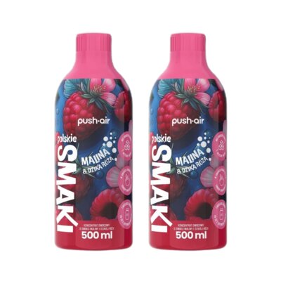 Syrop do saturatorów DAFI Malina z dziką różą 2 x 500 ml
