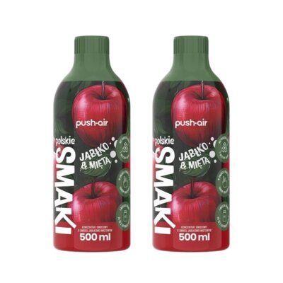 Syrop do saturatorów DAFI Jabłko-Mięta 2 x 500 ml