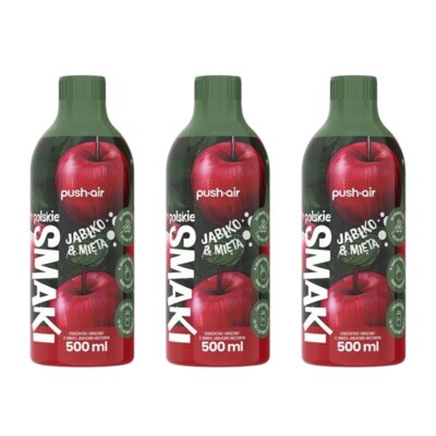 Syrop do saturatorów DAFI Jabłko-Mięta 3 x 500 ml