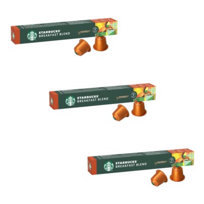 Kapsułki STARBUCKS Breakfast Blend do ekspresu Nespresso (30 szt.)