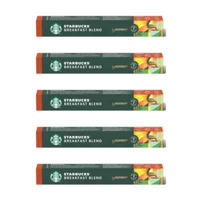 Kapsułki STARBUCKS Breakfast Blend do ekspresu Nespresso (50 szt.)