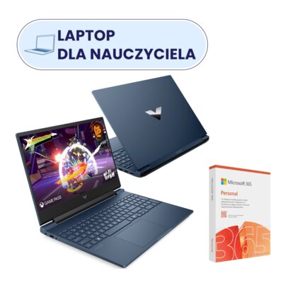 Laptop HP Victus 15-FA2039NW 15.6" IPS 144Hz Core 5 210H 16GB RAM 512GB SSD GeForce RTX5060 DLSS 4 Windows 11 Home + Program MICROSOFT 365 Personal