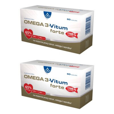Kwasy Omega 3 OLEOFARM Vitum Forte (2 x 60 kapsułek)
