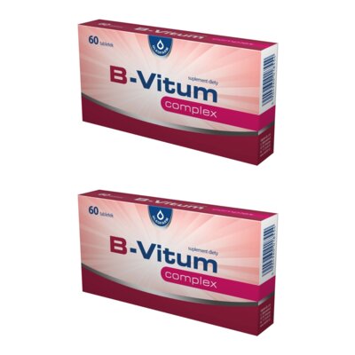 Kompleks witamin OLEOFARM B-Vitum Complex (2 x 60 tabletek)