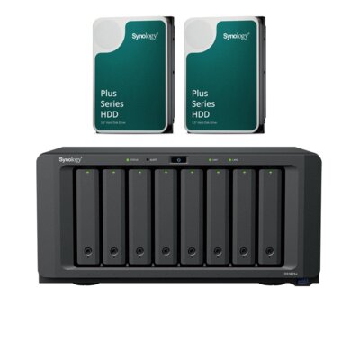 Serwer plików SYNOLOGY DiskStation DS1825+ 8GB RAM + Dysk SYNOLOGY HAT3300 4TB HDD (2 szt.)