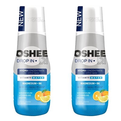 Hydrokoncentrat OSHEE Magnez + B6 Cytryna i Pomarańcza 2 x 500 ml