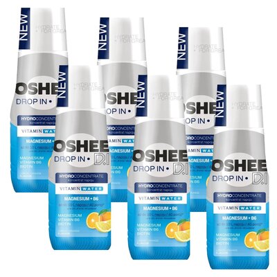 Hydrokoncentrat OSHEE Magnez + B6 Cytryna i Pomarańcza 6 x 500 ml