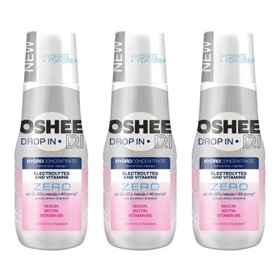 Hydrokoncentrat OSHEE Zero elektrolity i witaminy 3 x 500 ml