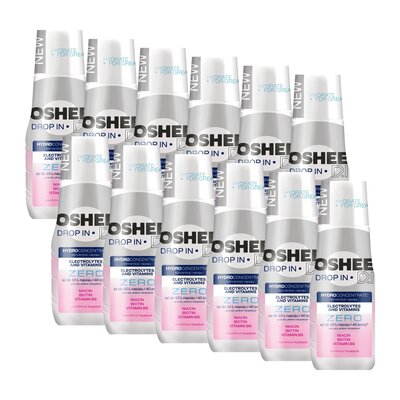 Hydrokoncentrat OSHEE Zero elektrolity i witaminy 12 x 500 ml