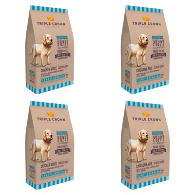Karma dla psa TRIPLE CROWN Lovely Puppy 4 x 14 kg