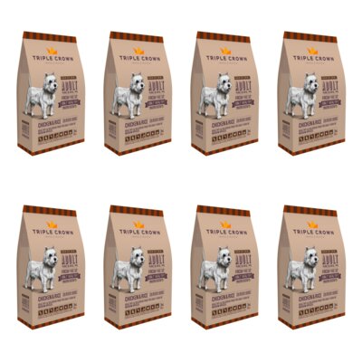 Karma dla psa TRIPLE CROWN Housy Dog Kurczak z ryżem 8 x 3 kg