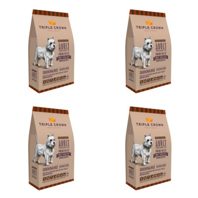 Karma dla psa TRIPLE CROWN Housy Dog Kurczak z ryżem 4 x 14 kg