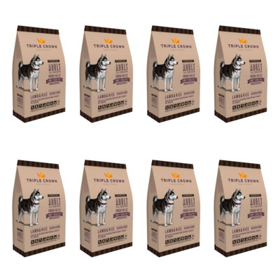 Karma dla psa TRIPLE CROWN Gourmet Dog Jagnięcina z ryżem 8 x 3 kg