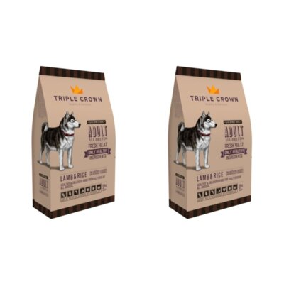 Karma dla psa TRIPLE CROWN Gourmet Dog Jagnięcina z ryżem 2 x 14 kg