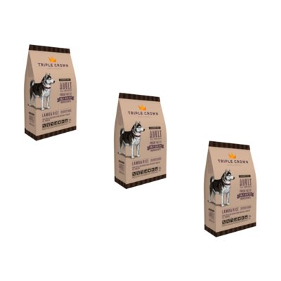 Karma dla psa TRIPLE CROWN Gourmet Dog Jagnięcina z ryżem 3 x 14 kg