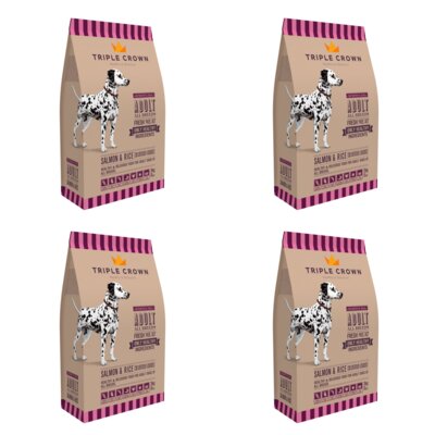Karma dla psa TRIPLE CROWN Sensitive Dog Łosoś z ryżem 4 x 3 kg