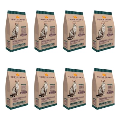 Karma dla kota TRIPLE CROWN Sterilised Cat 8 x 2 kg
