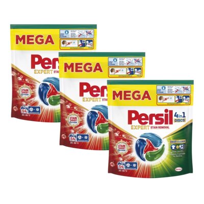 Kapsułki do prania PERSIL Discs Expert 4 in 1 Stain - 162 szt.