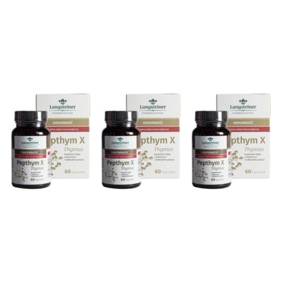 Suplement na odporność LANGSTEINER Pepthym X Thymus (3 x 60 kapsułek)