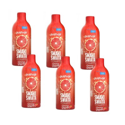 Syrop do saturatorów DAFI Czerwony Grejpfrut 6 x 500 ml