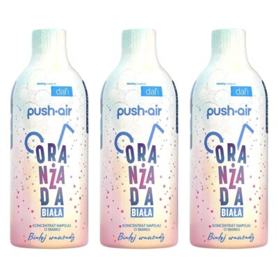 Syrop do saturatorów DAFI Pushair Biała Oranżada 3 x 500 ml