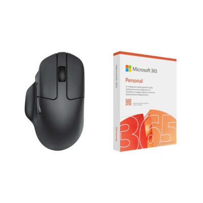 Mysz KEYCHRON M7-A23 Czarny + Program MICROSOFT 365 Personal