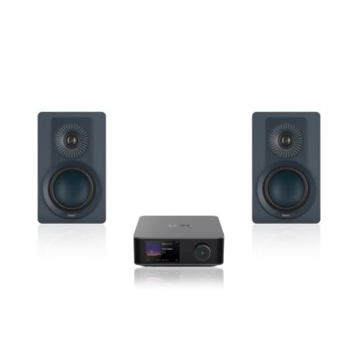 Wzmacniacz WIIM Utra Amp Ciemnoszary + Kolumny głośnikowe DALI Kupid Niebieski (2 szt.)