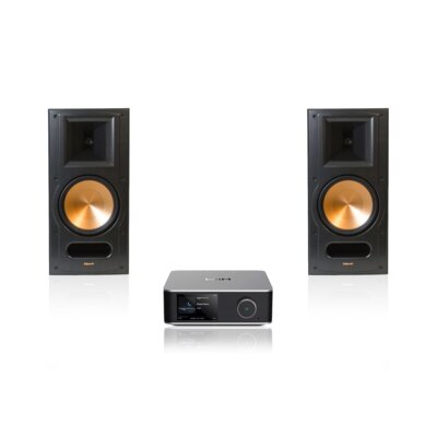 Wzmacniacz WIIM Utra Amp Srebrny + Kolumna głośnikowa KLIPSCH RB-81 II Czarny (2 szt.)