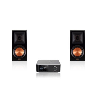 Wzmacniacz WIIM Utra Amp Srebrny + Kolumny głośnikowe KLIPSCH RP-600M Hebanowy (2 szt.)