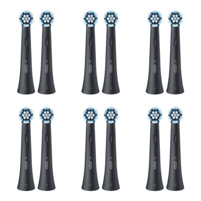 Oryginalna końcówka szczoteczki ORAL-B IO Gentle Care Czarny (12 szt.) (Delikatna pielęgnacja)