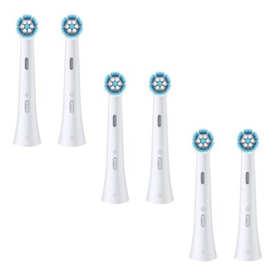 Oryginalna końcówka szczoteczki ORAL-B IO Ultimate Clean Biały (6 szt.) (Usuwa płytkę bakteryjną)