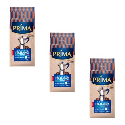 Kawa ziarnista JACOBS Prima Aroma Italiano 3 x 900 g