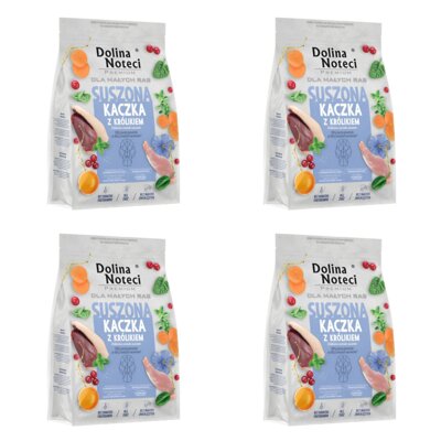Karma dla psa DOLINA NOTECI Premium Kaczka z królikiem 4 x 3 kg