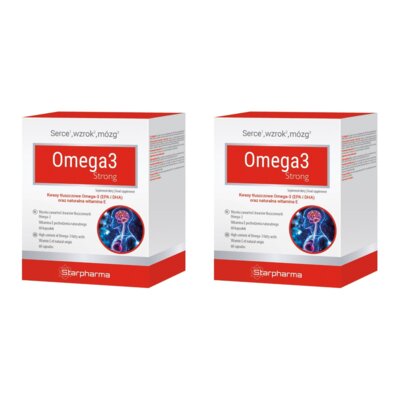 Kwasy Omega 3 STARPHARMA Strong (2 x 60 kapsułek)
