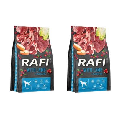 Karma dla psa RAFI Jagnięcina 2 x 10 kg