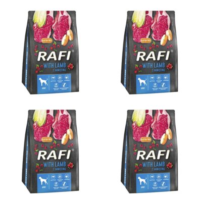 Karma dla psa RAFI z jagnięciną 4 x 3 kg