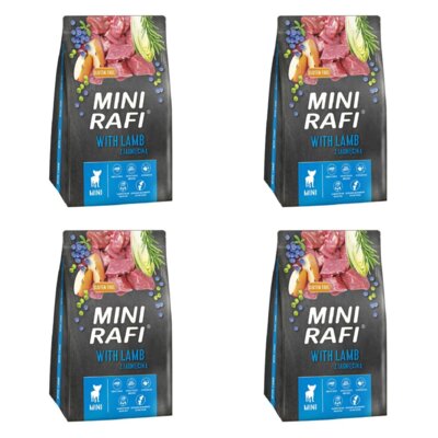 Karma dla psa RAFI Mini Jagnięcina 4 x 3 kg