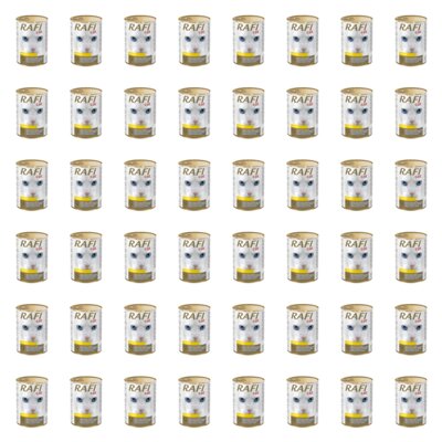 Karma dla kota RAFI Cat z drobiem 48 x 415 g