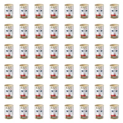 Karma dla kota RAFI Cat z wołowiną 48 x 415 g