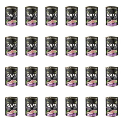Karma dla kota RAFI z królikiem 24 x 400 g