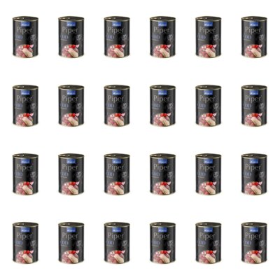 Karma dla psa PIPER Animals z dorszem i pomidorem 24 x 400 g