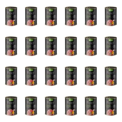 Karma dla psa PIPER Animals z dziczyzną i dynią 24 x 400 g