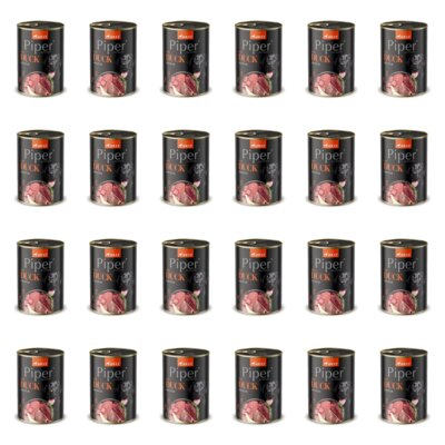 Karma dla psa PIPER Z kaczką i gruszką 24 x 400 g