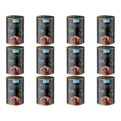 Karma dla kota PIPER Animals z Jagnięciną 12 x 400 g