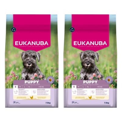 Karma dla psa EUKANUBA Puppy Small Breed Kurczak 2 x 7.5 kg