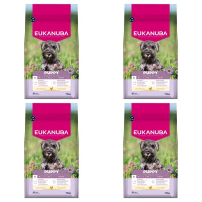 Karma dla psa EUKANUBA Puppy Small Breed Kurczak 4 x 7.5 kg