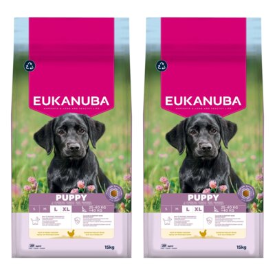 Karma dla psa EUKANUBA Puppy Large Breed Kurczak 2 x 15 kg