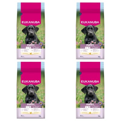 Karma dla psa EUKANUBA Puppy Large Breed Kurczak 4 x 15 kg