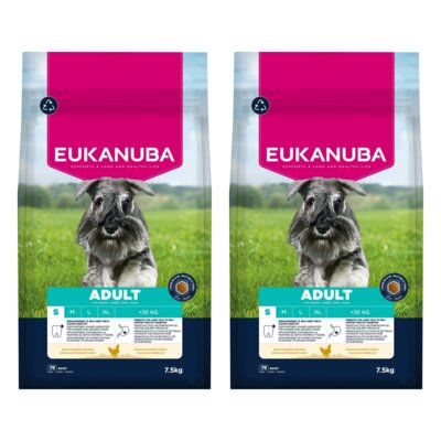 Karma dla psa EUKANUBA Adult Small Breed Kurczak 2 x 7.5 kg